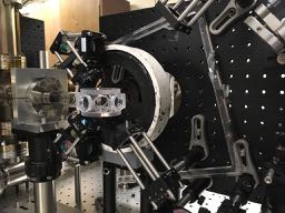 3D MOT optics around science chamber